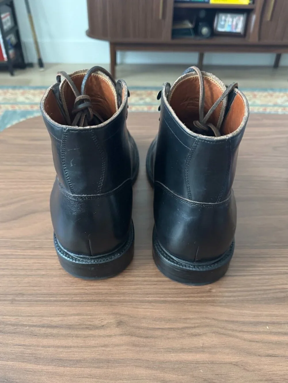 Grant Stone Diesel Boots, Black, Size 10E, Excellent Condition
